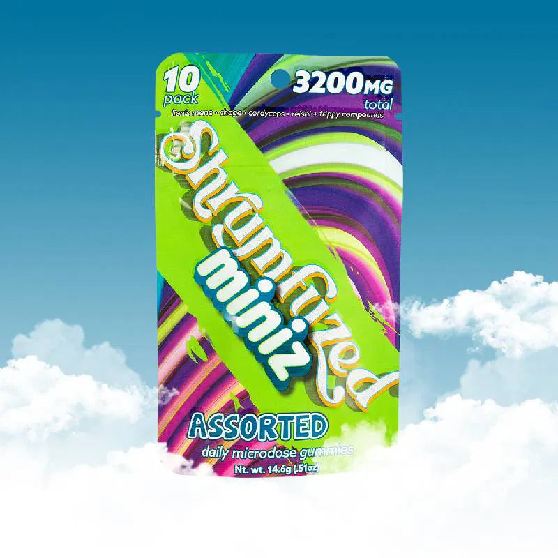 Assorted - Shrumfuzed/Miniz - Daily Microdose Gummies (10ct x 320mg/3200mg)