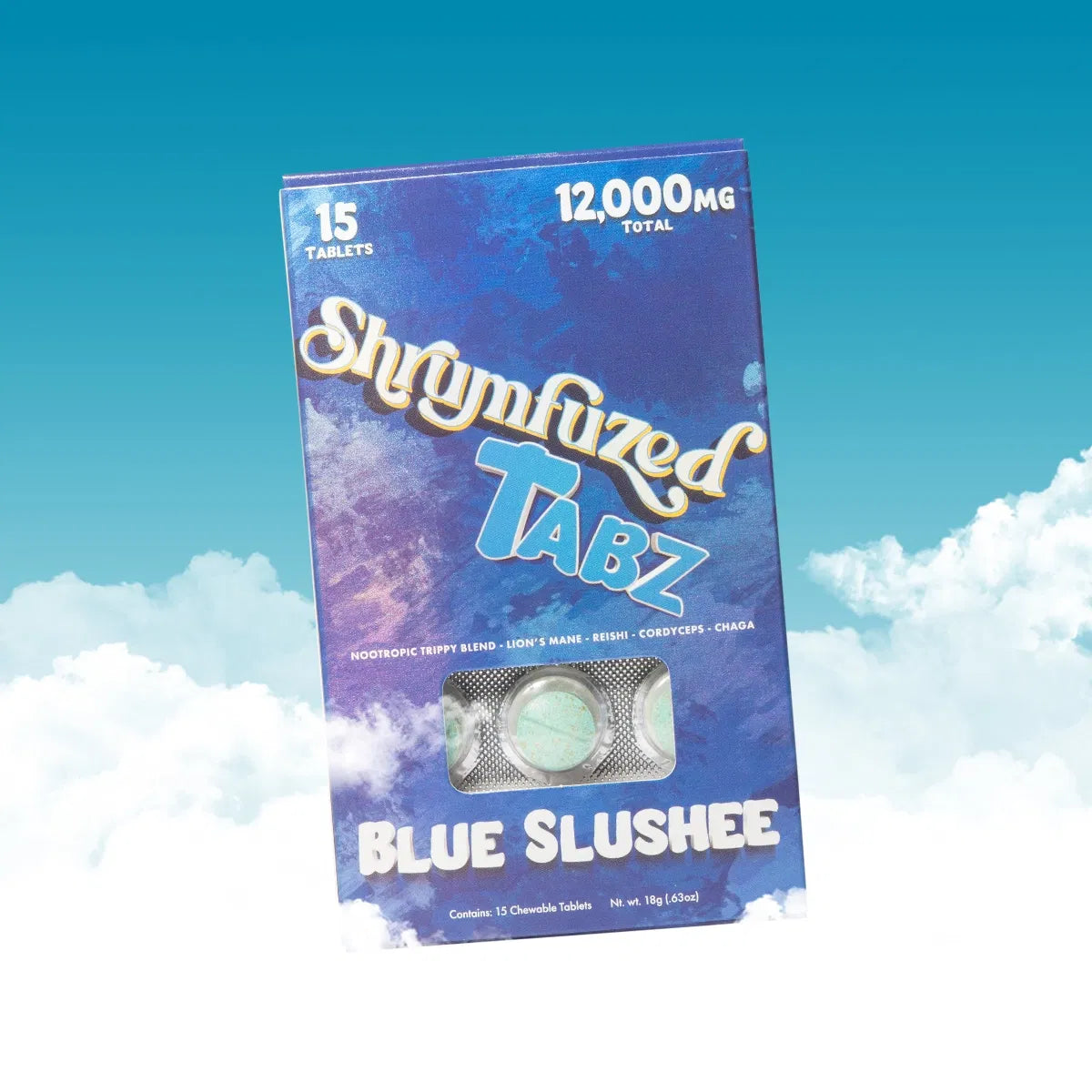 Blue Slushee - Shrumfuzed/Tabz (15ct x 800mg/12000mg)