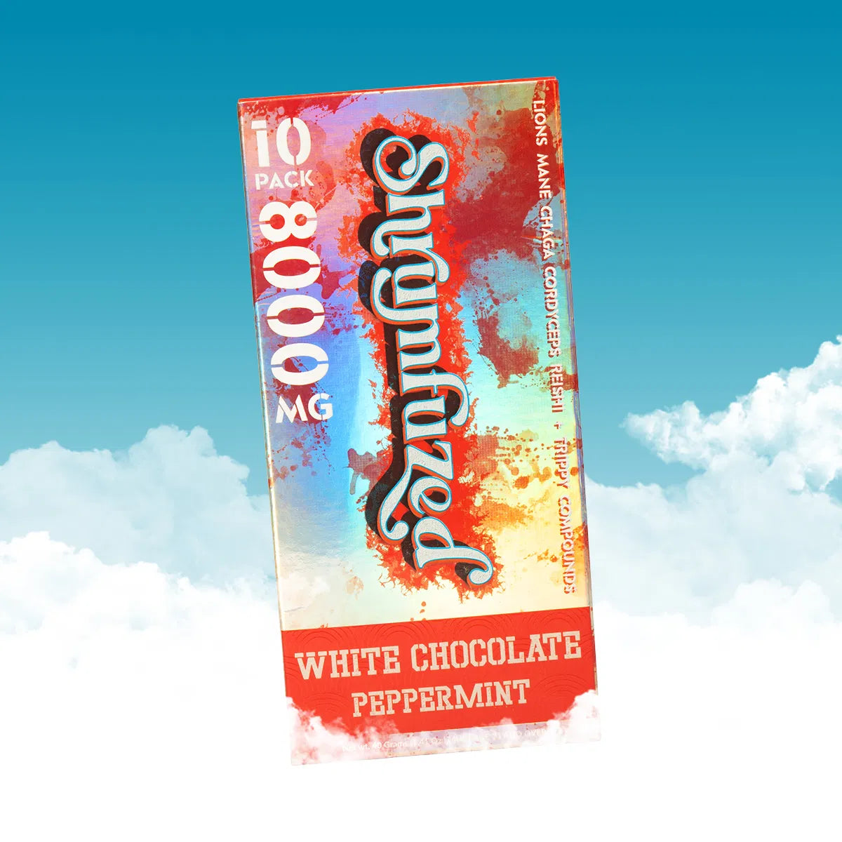 White Chocolate Peppermint - Shrumfuzed/Chocolates (10ct x 800mg/ 8000mg)