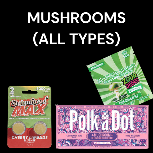 MUSHROOMS (ALL TYPES)
