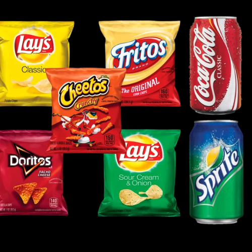 Drinks & Snacks (All Available Variety)