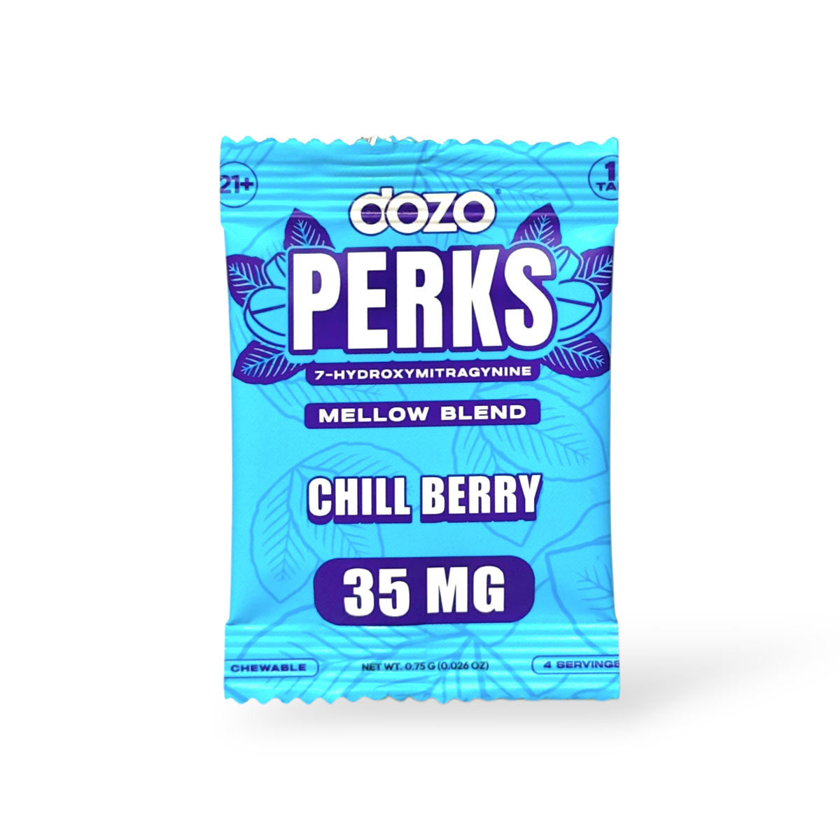 Chill Berry / Dozo-Perks - Mellow Blend / 7-Hydroxymitragynine (1ct Tablet x 35mg)