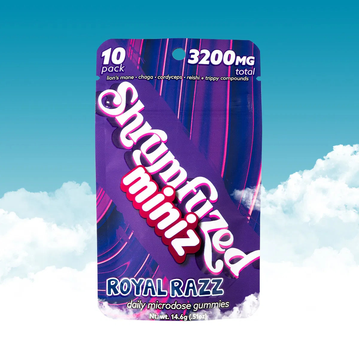 Royal Razz - Shrumfuzed/Miniz - Daily Microdose Gummies (10ct x 320mg/ 3200mg)