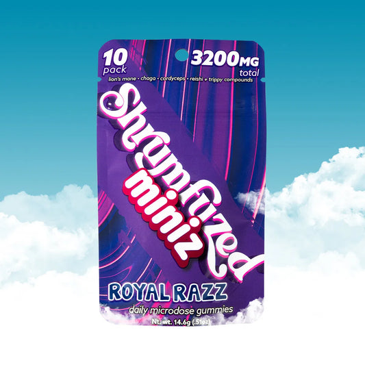 Royal Razz - Shrumfuzed/Miniz - Daily Microdose Gummies (10ct x 320mg/ 3200mg)