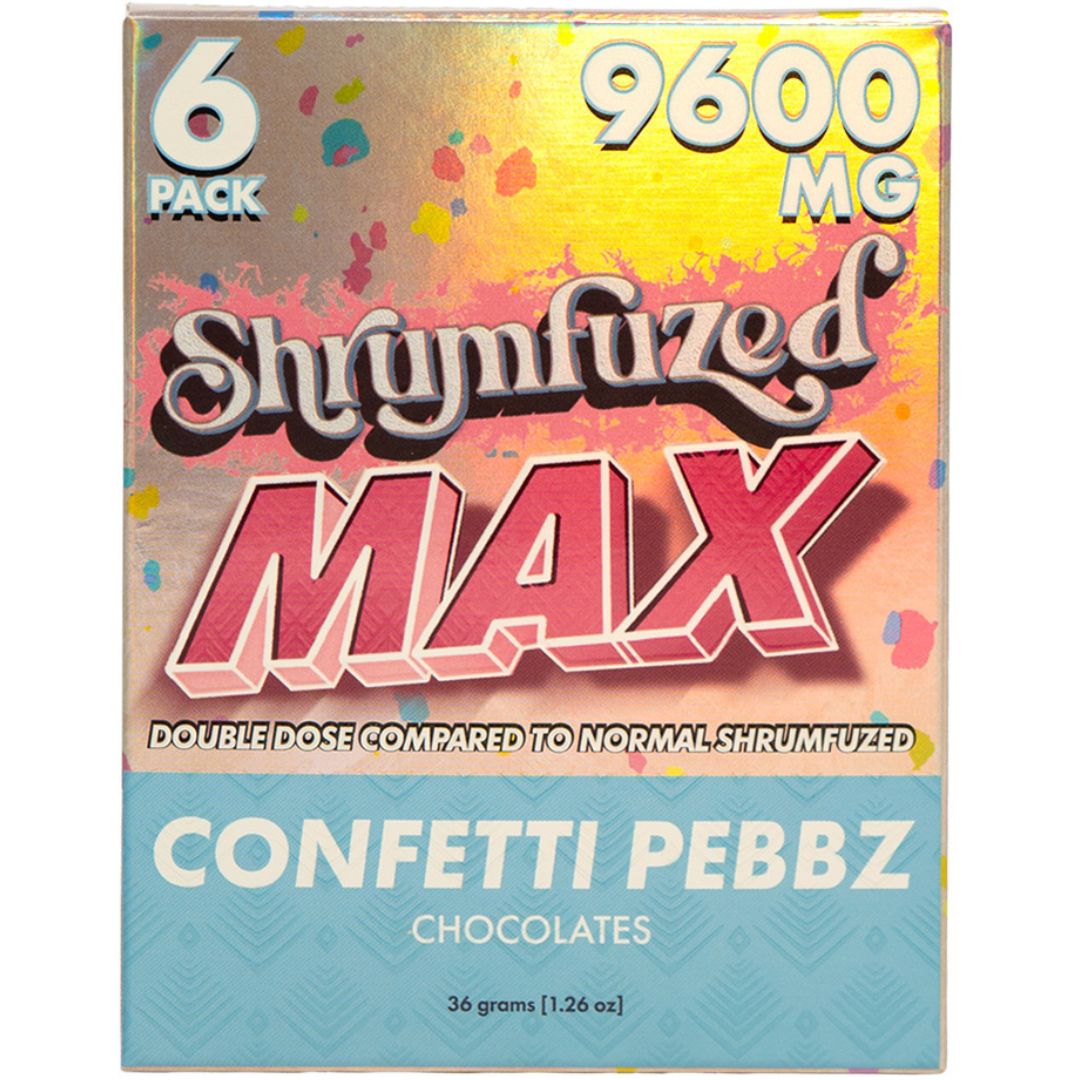 Confetti Pebbz - Shrumfuzed/Max - Chocolates (6ct x 1600mg/ 9,600mg)