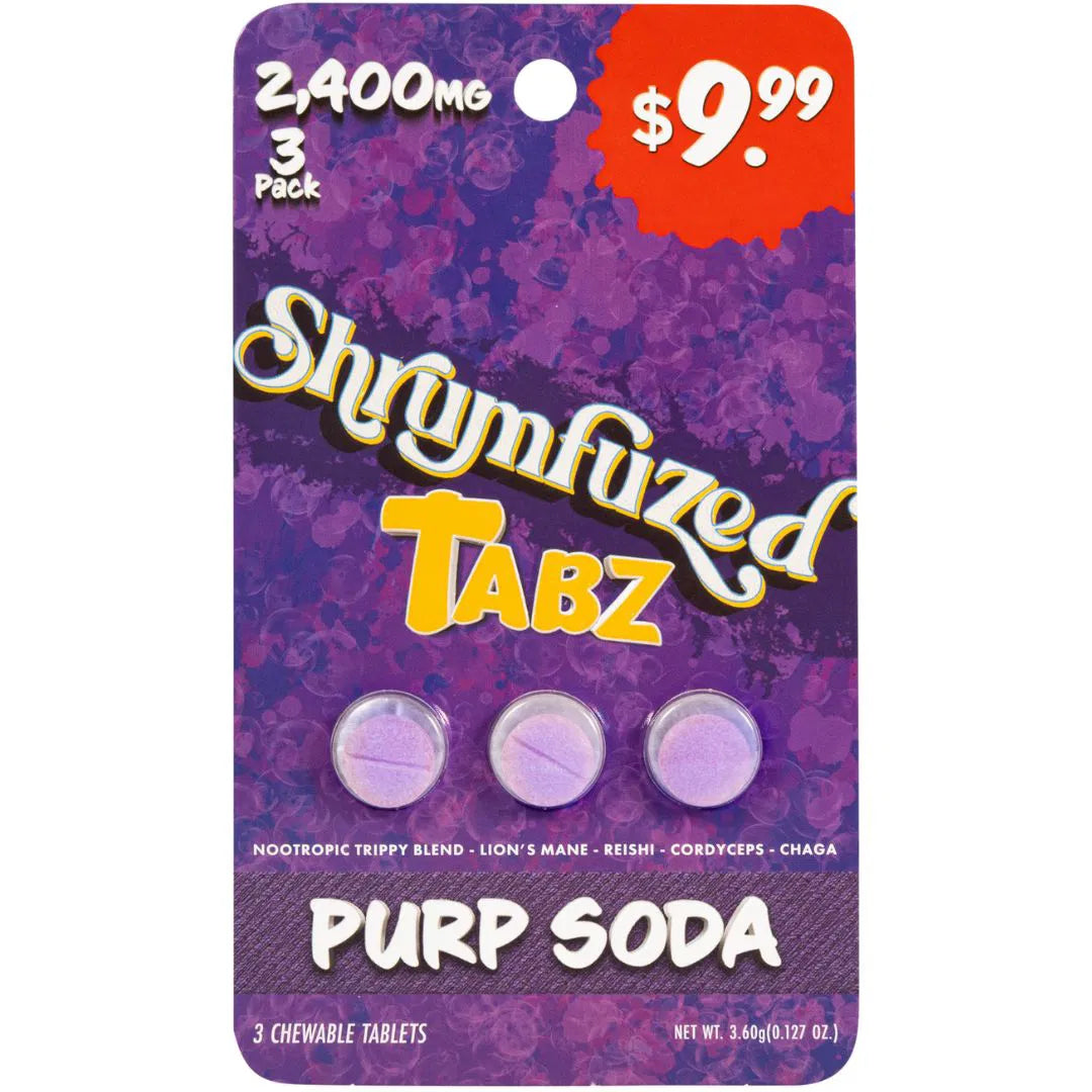 Purp Soda - Shrumfuzed/Tabz (3ct x 800mg/2,400mg)