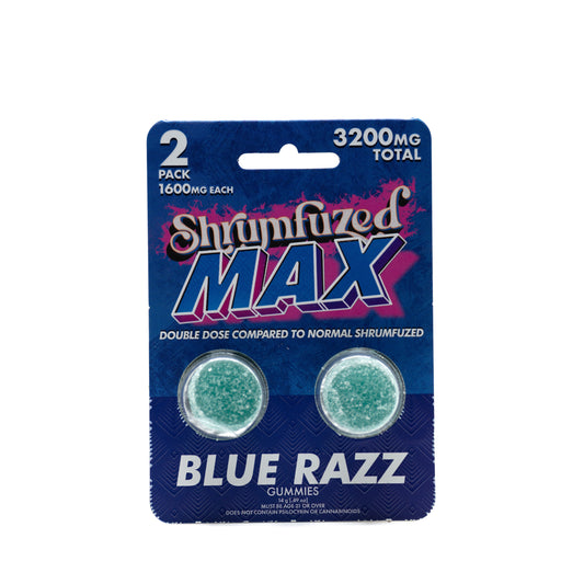 Blue Razz - Shrumfuzed/Max - Gummies (2ct x 1600mg/ 3200mg)